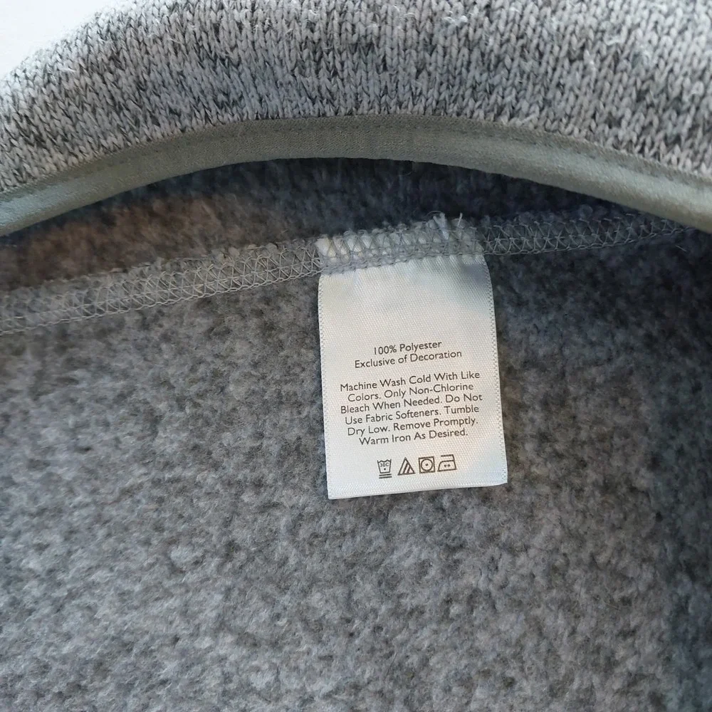 Women's‎ Eddie Bauer Grey Sweater V-Neck Front Size XL